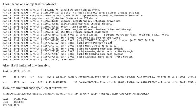 Ubuntu: PC to USB transfer slow смотреть онлайн