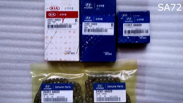 Hyundai Kia Комплект запчастей для ГРМ двигатель D4CB (2,5D) смотреть онлайн