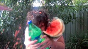 Banana + Sprite Challenge - FRUIT NINJA EDITION - (Feat. HowToBasic) *VOMIT WARNING*