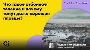 Что такое отбойное течение и почему тонут даже хорошие пловцы?