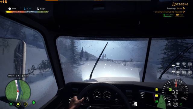 #4 Alaskan Road Truckers - Новое приключение! Сквозь снег и бурю🥶