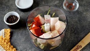 Намазка на хлебцы Сало с черемшой