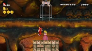 New Super Mario Bros. Wii - Dark Bowsette Final Boss Fight (HD)