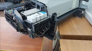 ремонт плоттера HP DesignJet 500 Plus 24 (C7769F) не видит катриджи