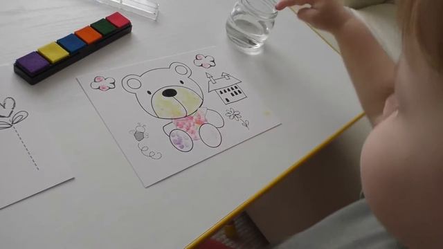 Рисуем пальчиковыми красками ღ Draw the finger paints смотреть онлайн