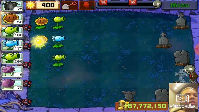 Растения против Растения против зомби прохождение 4 уровня ночи смотреть онлайн