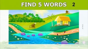 Can you find 5 hidden words? Only a genius can find all the hidden words in this picture puzzle