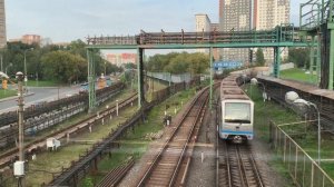 Поезда на станции метро Кунцевская