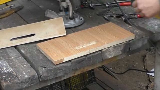 Фрезерный шаблон, для врезки ручек в раздвижные двери. смотреть онлайн