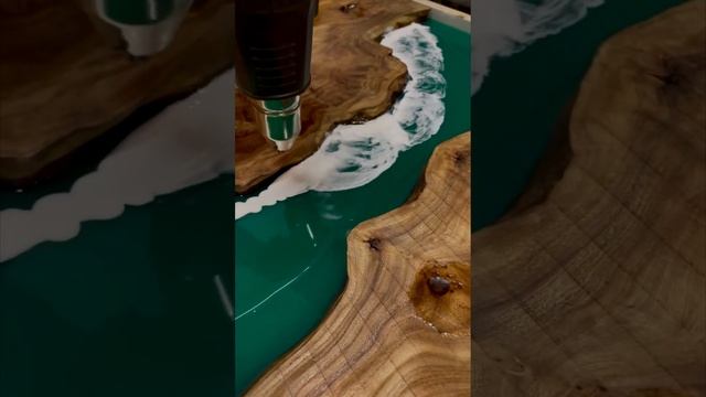 Эпоксидная смола, морская пена из эпоксидной смолы #эпоксиднаясмола #смола #эпоксидка #столрека