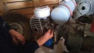 мотоблок Мотор сич МБ-6, замена поплавка карбюратора