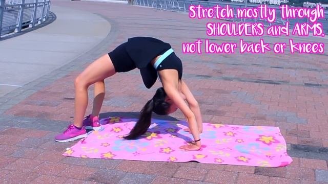 How To Do A BACKBEND BRIDGE From The Ground