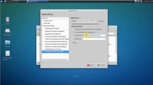 How to access window shared printer in xubuntu using SMB