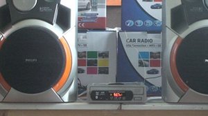 обзор микро аудио 2х канальной системы 2х60вт  с bluetooth. mp3. fm