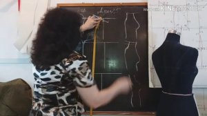 Построение плечевой вытачки на спинке, на нестандартные фигуры.КУРСЫ КРОЙКИ И ШИТЬЯ ОТ НАДЕЖДЫ В.