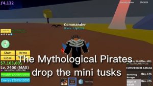 How To Get Mini Tusks Quick Guide (Blox Fruits)