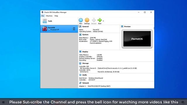 How To Install Parrot OS 4.11 on VirtualBox 2021 | Advanced Coding