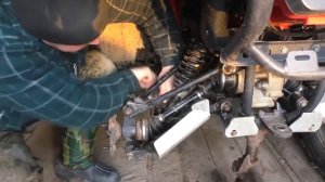 Квадроцикл CF500, обслуживание  часть 2