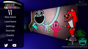 Garten of Banban 1 2 3 4 5 6 7 8 - Main Menu Comparison (New Concept)