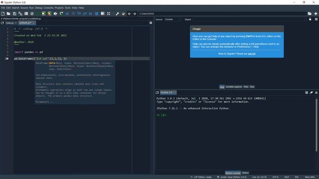 How to create DataFrame in Pandas - Pandas Basics 2021