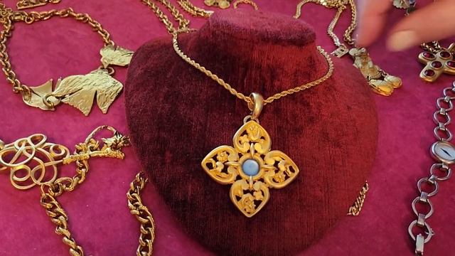 Винтажные украшения . Редкая дизайнерская бижутерия . Находки с блошиного рынка Франции. Цепи,колье