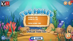 Снимульки играют в игру Рыба ест Рыбку 3