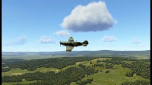 ЛаГГ-3 против  Bf 110,  бой на вертикали, бот попался мне не самый тупой