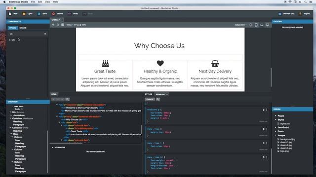 Creating a Website with Bootstrap Studio (Tutorial) смотреть онлайн