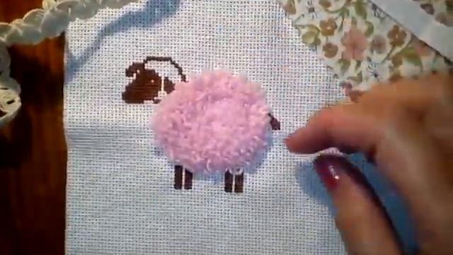 ♥♥♥ ОВЕЧКА -вышивка - оформление в рамочку ♥♥♥ смотреть онлайн