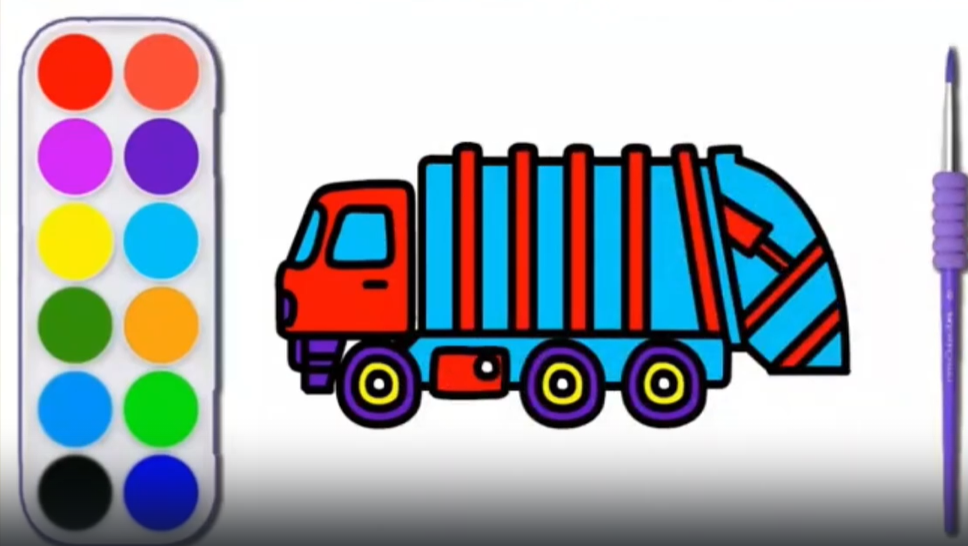 Рисуем Грузовую машину смотреть онлайн