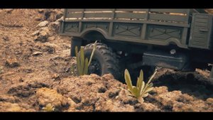 MILITARY TRUCK CROSS RC GAZ 66 ( Бортовой ГАЗ-66) OFFROAD 4X4 [vHOBBY]