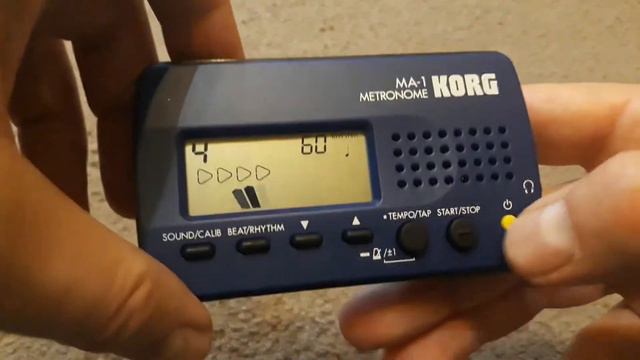 KORG MA-1 metronome unboxing video смотреть онлайн