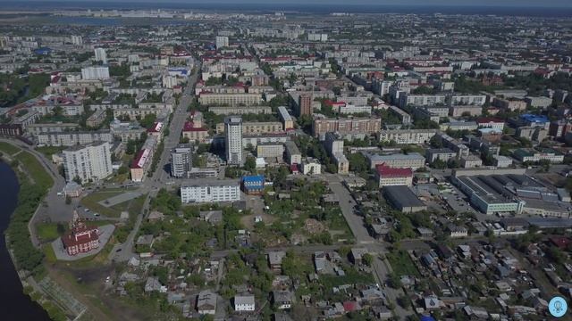 Курган. Аэросъемка с квадрокоптера. 4к video UHD
