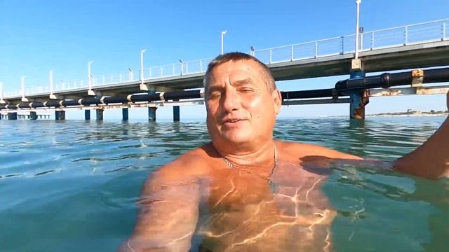 #Анапа. Сегодня 21.06.2023. Пляж «ЭЛЛАДА». Утро 7.30. Воздух 22. Море 22. Купание в чистом море. смотреть онлайн