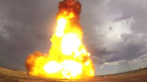 Испытательный пуск новой противоракеты российской системы ПРО на полигоне Сары-Шаган