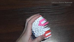 Как сделать вазу из бумаги. МОДУЛЬНОЕ ОРИГАМИ бумажная ваза для цветов на 8 марта мк