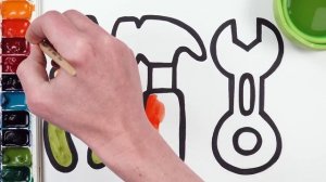 Рисуем фломастерами. Простой милый рисунок. Рисование для детей