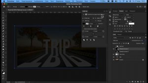 Текстовый эффект для превью в фотошопе