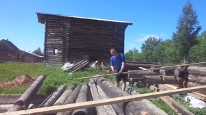 Как разобрать,перевезти и собрать баню -2 часть