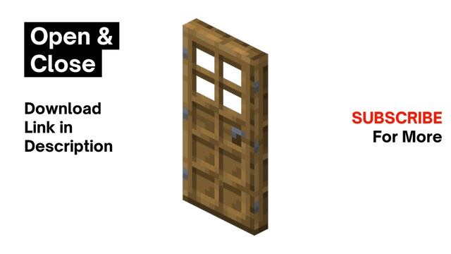 Minecraft Door Sound Effect - Open & Close【With Download】 смотреть онлайн