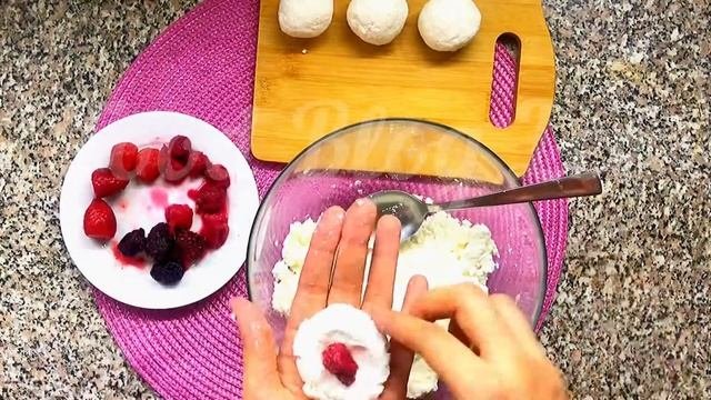 Ну очень ленивые и вкусные вареники за 10 минут| ПП рецепт| Дети попросят добавки|Диетическое блюдо