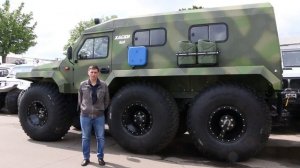 Обзор снегоболотохода ТРЭКОЛ ХАСКИ на шинах 1600х700-635