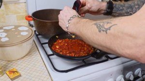 Жареный виноград с курицей + соус