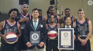 harlem globetrotters установили 18 новых мировых рекордов (2023) - Книга рекордов Гиннесса!