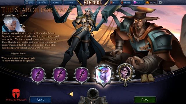 The Search for Vara  Into Shadow Part 2  Eternal Card Game
