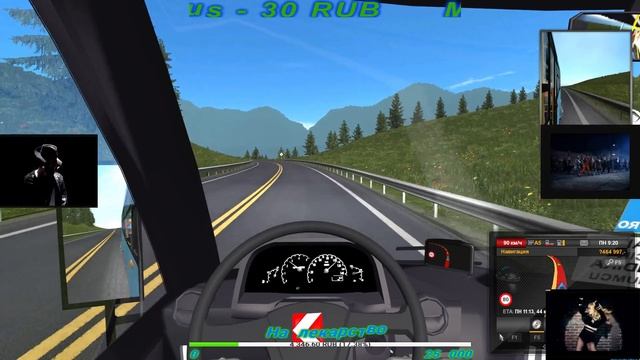 ? EURO TRUCK SIMULATOR 2 Multiplayer (и одиночка и Карта «Eldorado) или Московская область смотреть онлайн