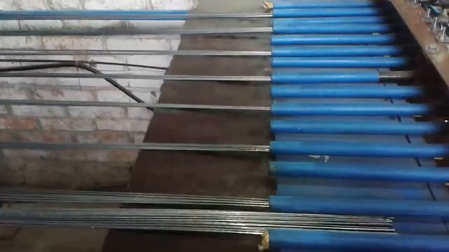 Станок для изготовления сетки сварной кладочной(армопояс) смотреть онлайн