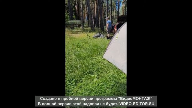 Отдых с палаткой. Перезагрузка. Классный гамак. Рыбалка. смотреть онлайн