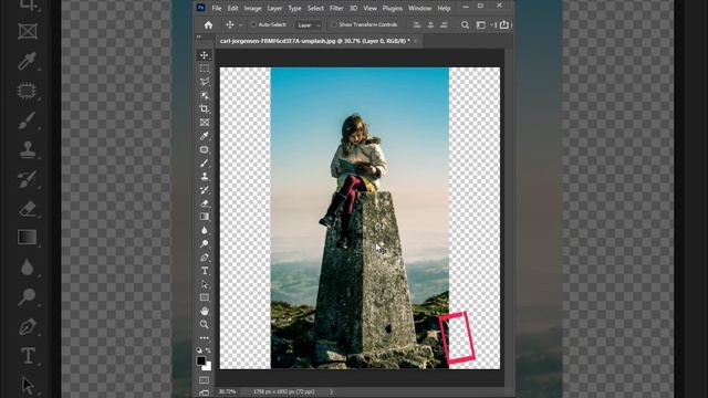 Extend Background Photo - Short Photoshop Tutorial смотреть онлайн