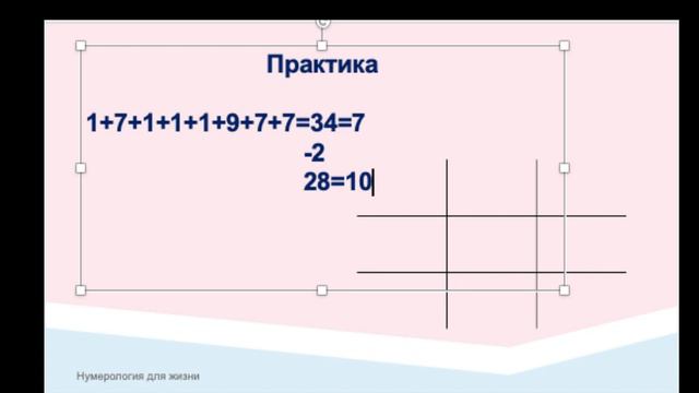 Расчет Матрицы. Нумерология.